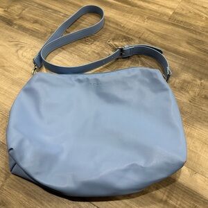 iFLY Faux Leather Shoulder Bag in Powder Blue